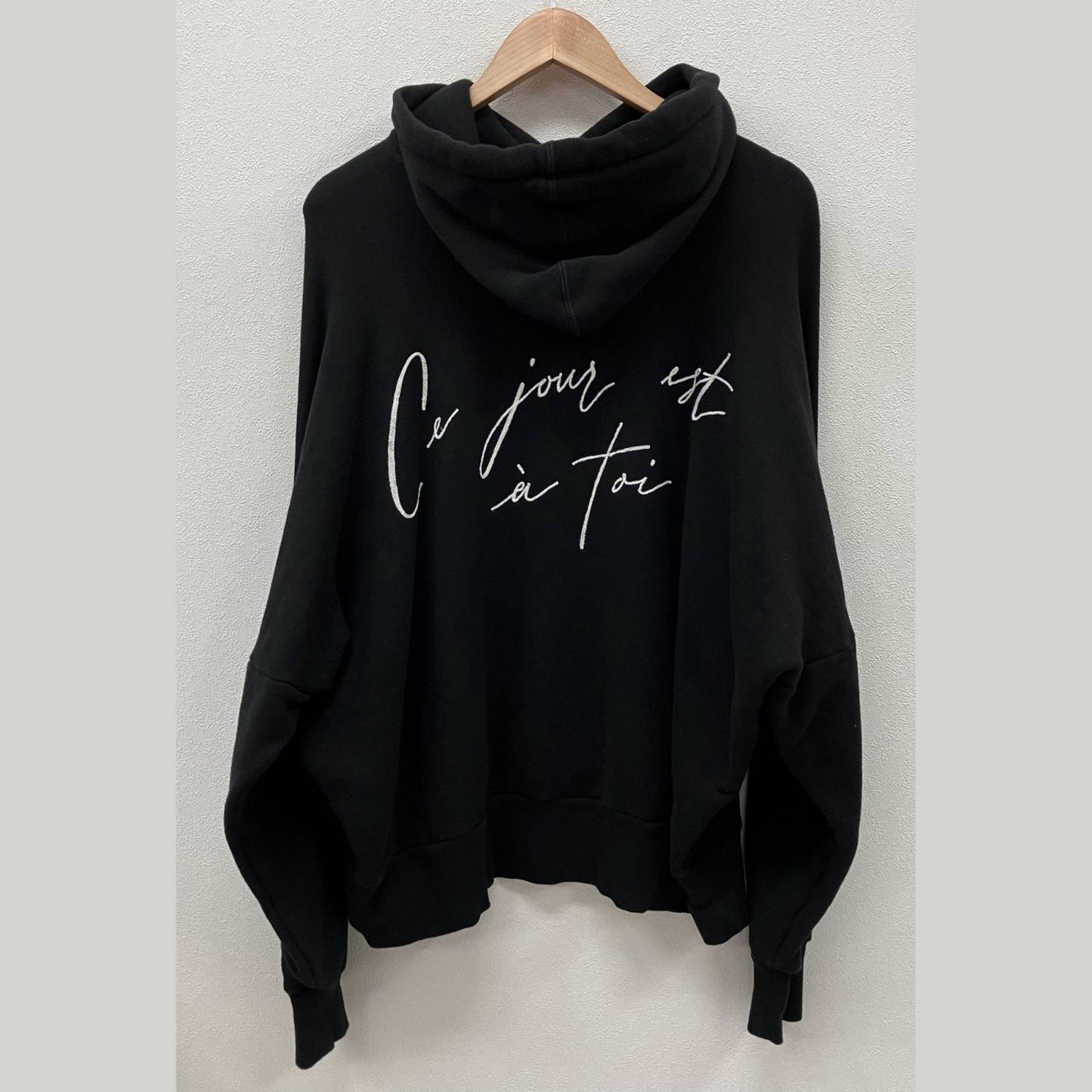 DESCENDANT | ディセンダント Ce jour HOODED SWEAT SHIRT パーカー ブラック サイズ：1【イオン広店】