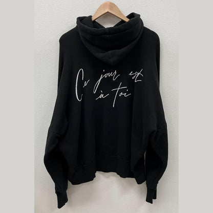 DESCENDANT | ディセンダント Ce jour HOODED SWEAT SHIRT パーカー ブラック サイズ：1【イオン広店】