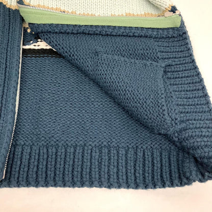 DESCENDANT | ディセンダント SUNKEN COWICHAN SWEATER セーター 232MADS-JKM01 ライトグリーン サイズ：4【イオン広店】