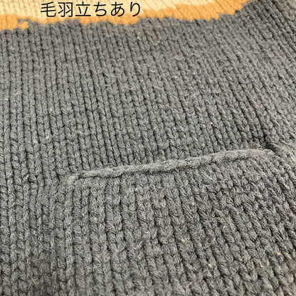 DESCENDANT | ディセンダント SUNKEN COWICHAN SWEATER セーター 232MADS-JKM01 ライトグリーン サイズ：4【イオン広店】