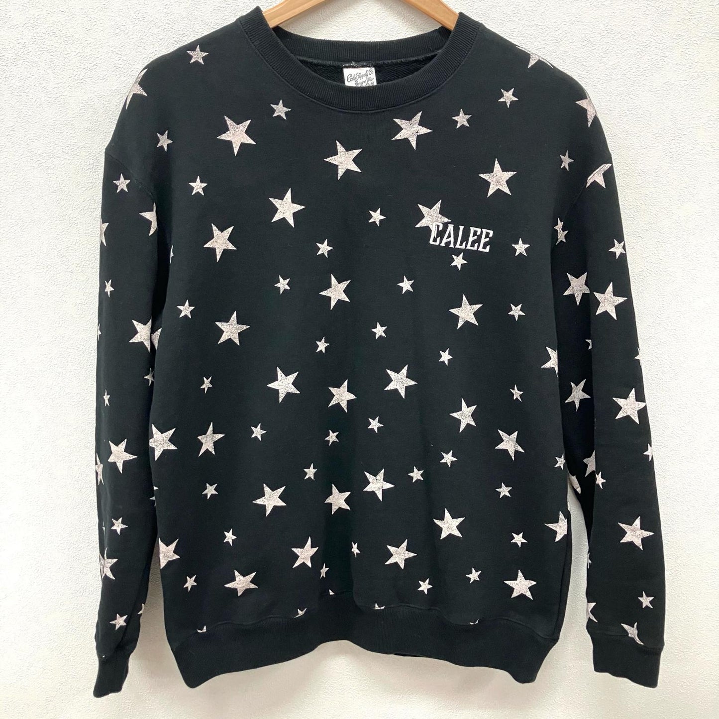 CALEE | キャリー Allover star pattern L/S sweat スウェット CL-22AW005SP サイズ：M【イオン広店】