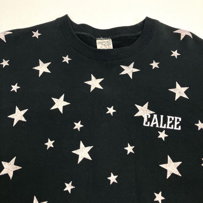 CALEE | キャリー Allover star pattern L/S sweat スウェット CL-22AW005SP サイズ：M【イオン広店】