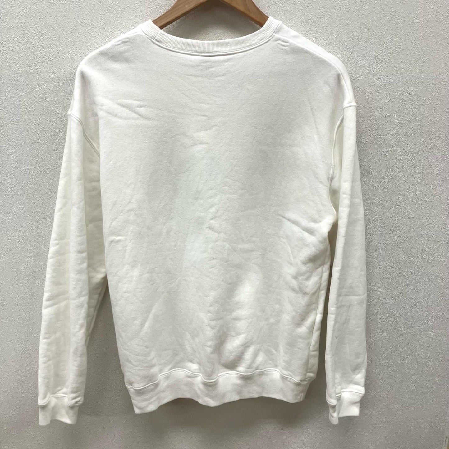 CALEE | キャリー Logo crew neck sweat スウェット cl-22aw051 ホワイト サイズ：M【イオン広店】