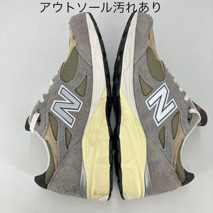 NEW BALANCE | ニューバランス 990V3 スニーカー M990TG3 グレー 28.5cm【イオン広店】
