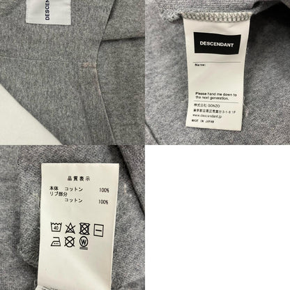 DESCENTE | デサント バックアーチロゴロンT 長袖Ｔシャツ グレー サイズ：2【イオン広店】