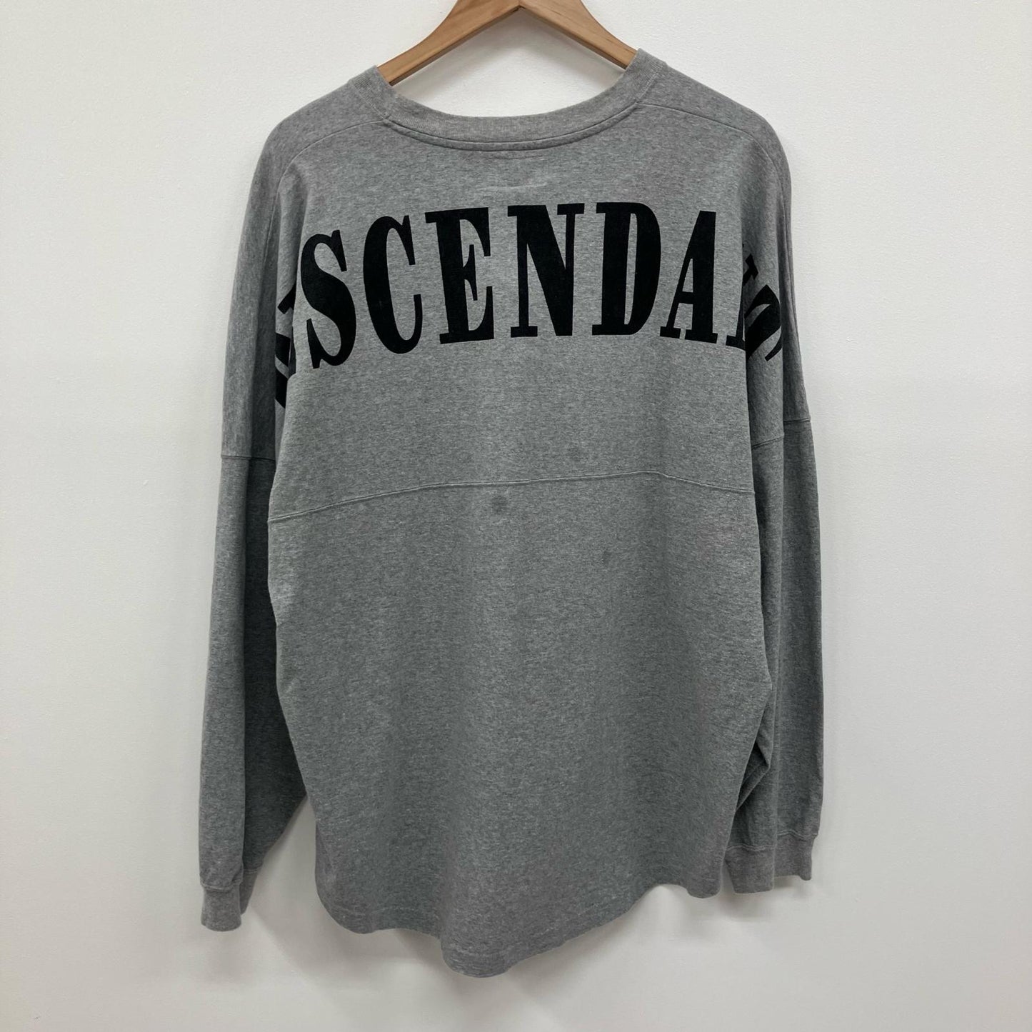 DESCENTE | デサント バックアーチロゴロンT 長袖Ｔシャツ グレー サイズ：2【イオン広店】