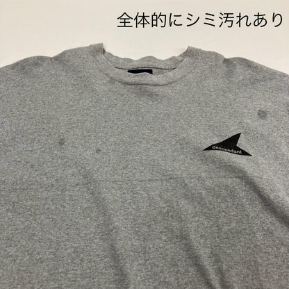 DESCENTE | デサント バックアーチロゴロンT 長袖Ｔシャツ グレー サイズ：2【イオン広店】