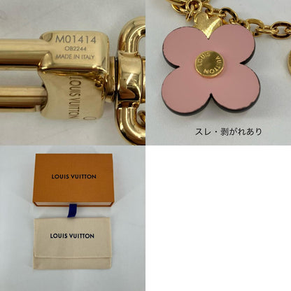 LOUIS VUITTON | ルイ・ヴィトン バッグチャーム チェーン・ブルーミング フラワー ストラップ M01414 ゴールド【イオン広店】