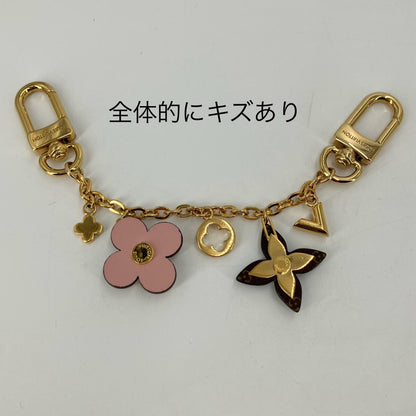LOUIS VUITTON | ルイ・ヴィトン バッグチャーム チェーン・ブルーミング フラワー ストラップ M01414 ゴールド【イオン広店】