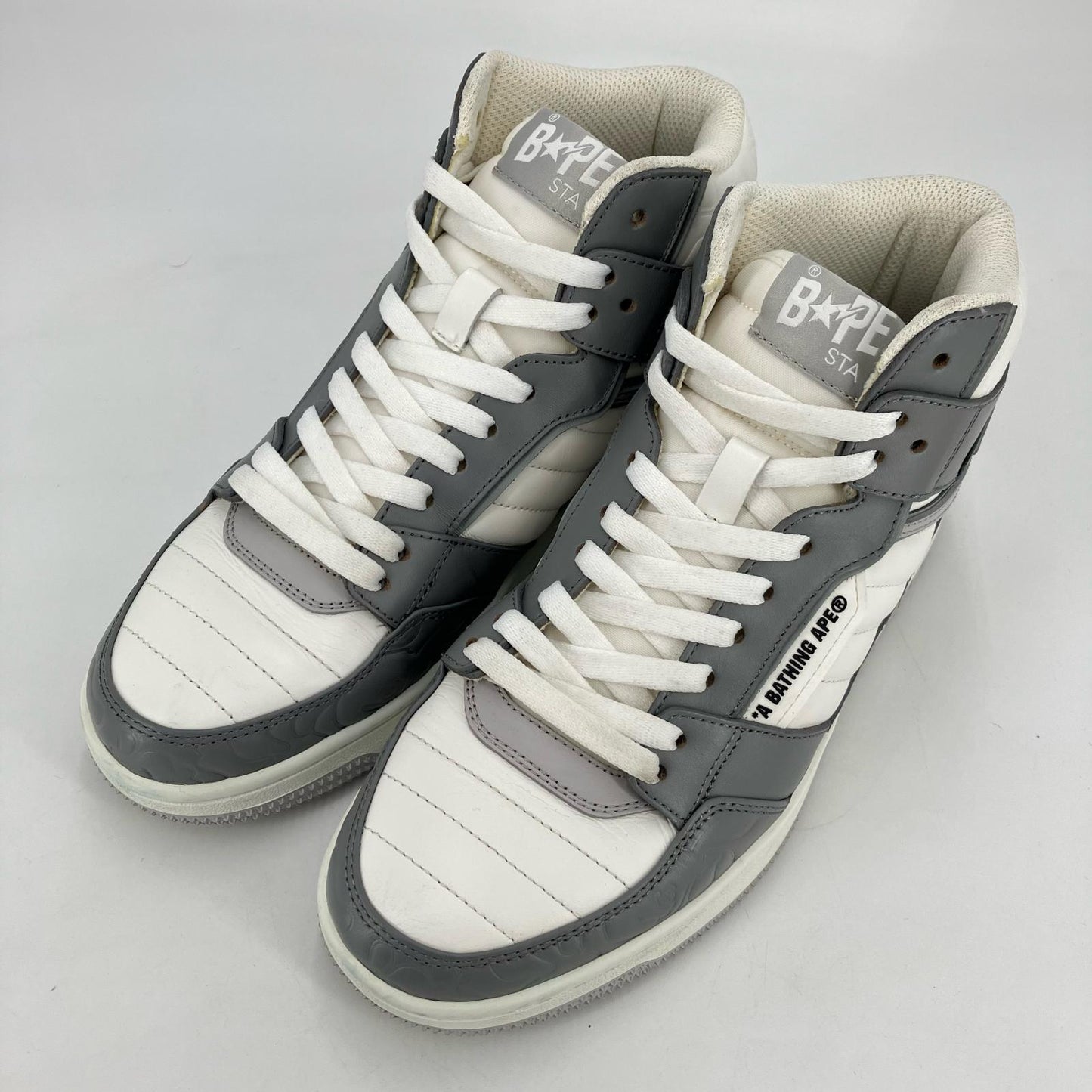 A BATHING APE | アベイシングエイプ BAPE STA 88 HI スニーカー 001FWJ801061I グレー 26cm【イオン広店】