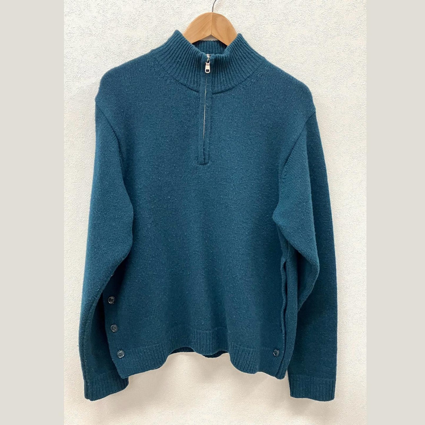 ALLEGE. | アレッジ Harf Zip Knit ニット AL21W-KN01 グリーン サイズ：3【イオン広店】