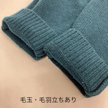 ALLEGE. | アレッジ Harf Zip Knit ニット AL21W-KN01 グリーン サイズ：3【イオン広店】