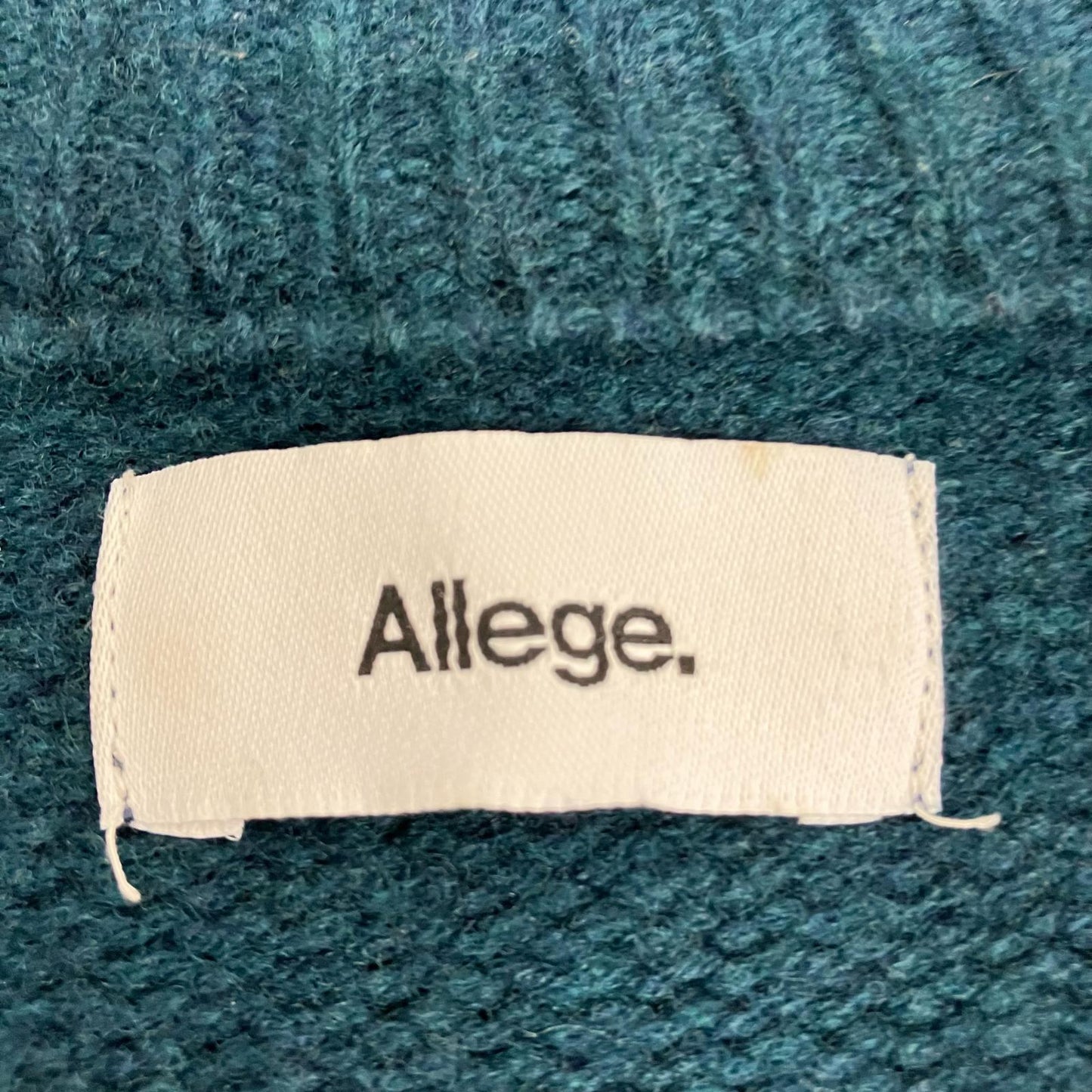 ALLEGE. | アレッジ Harf Zip Knit ニット AL21W-KN01 グリーン サイズ：3【イオン広店】