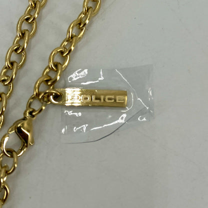 POLICE | ポリス 十字架 ステンレススチール ネックレス 25154PSG02 ゴールド【イオン広店】