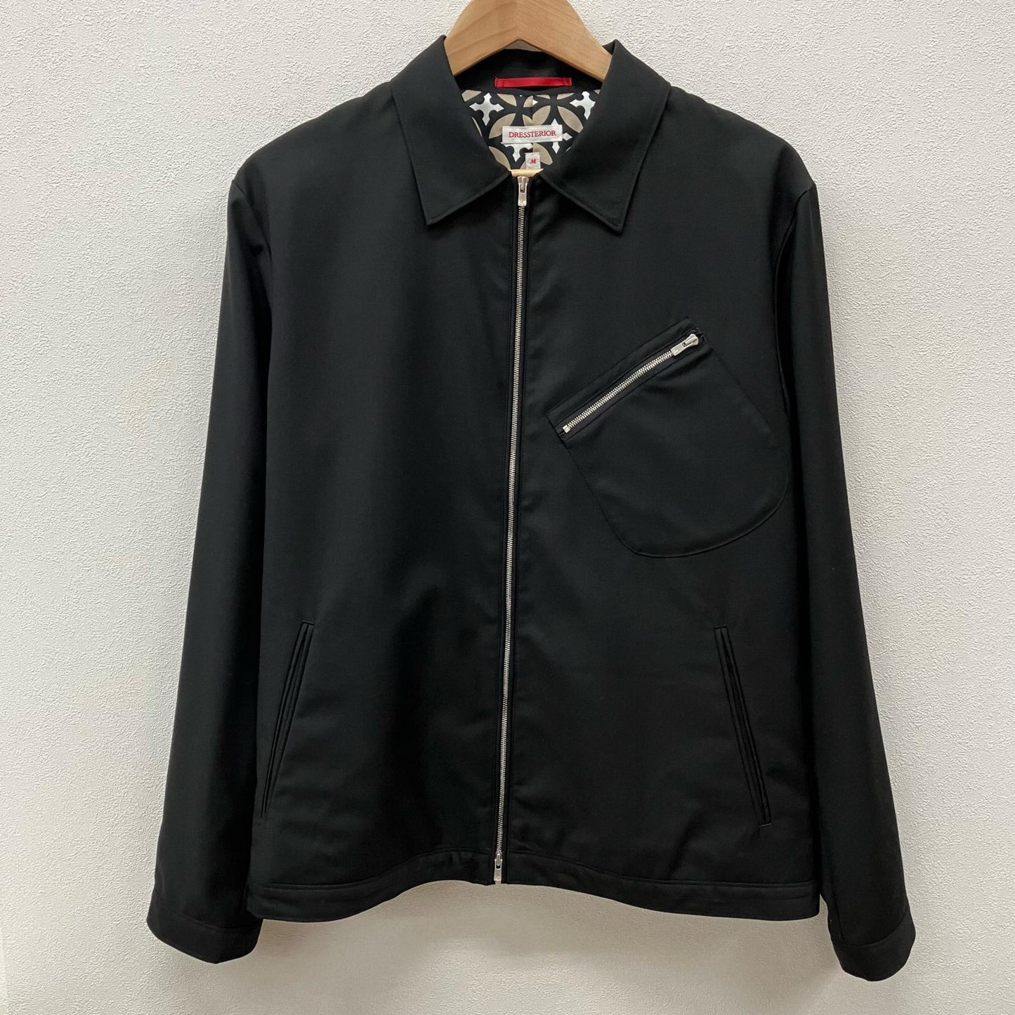 DRESSTERIOR | ドレステリア ラビット刺繍 アビエータージャケット ブルゾン 086-58002 ブラック サイズ：M【イオン広店】