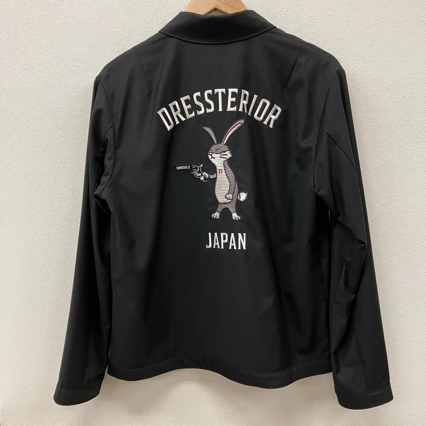 DRESSTERIOR | ドレステリア ラビット刺繍 アビエータージャケット ブルゾン 086-58002 ブラック サイズ：M【イオン広店】