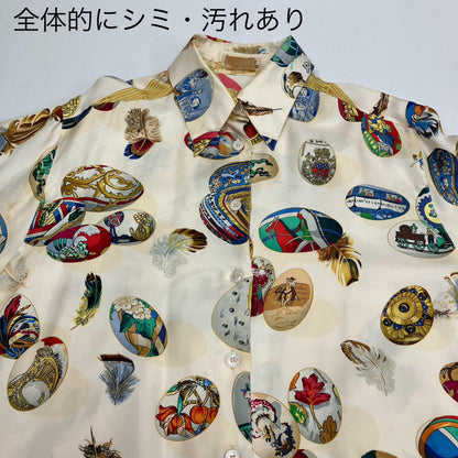 HERMES | エルメス シルクシャツ 長袖シャツ サイズ：40【イオン広店】