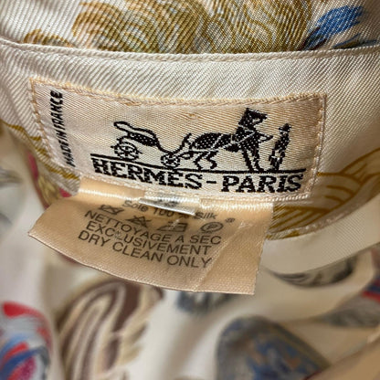 HERMES | エルメス シルクシャツ 長袖シャツ サイズ：40【イオン広店】