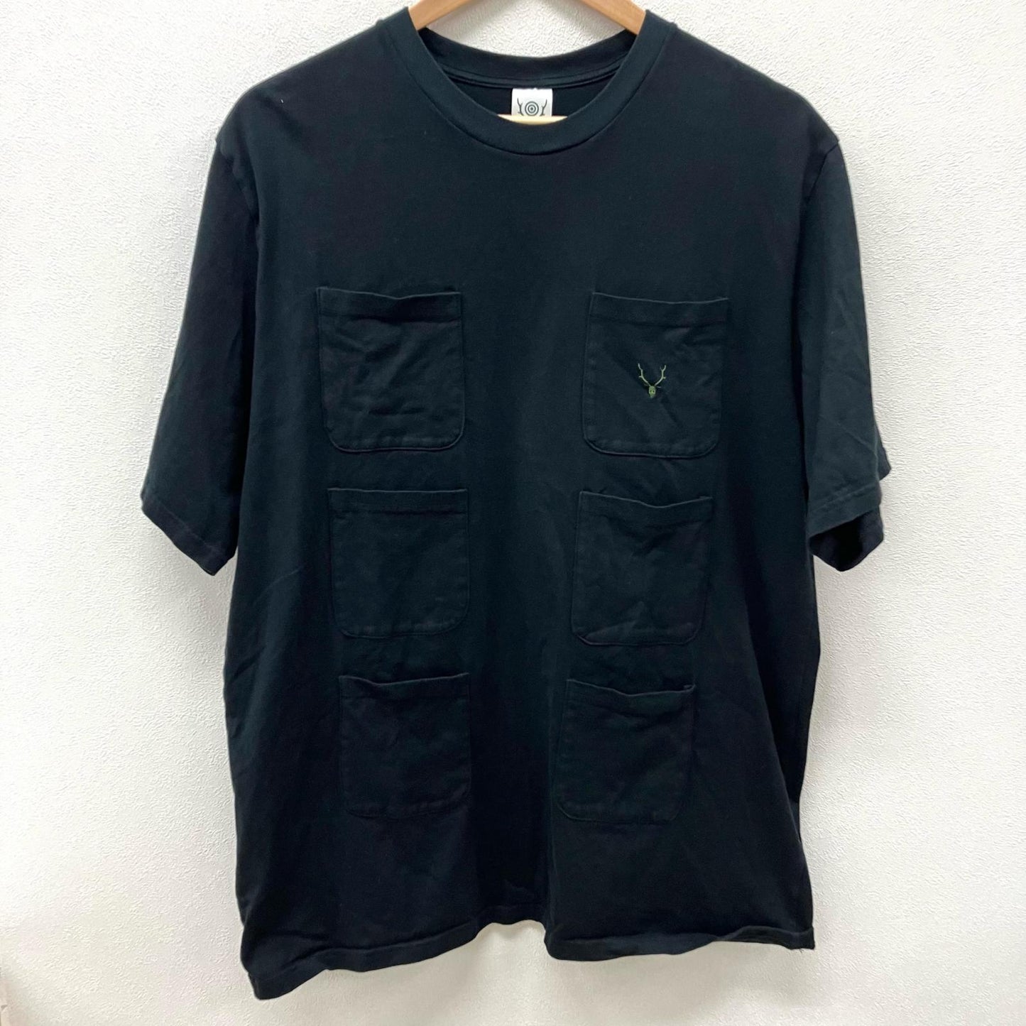 S2W8(South2 West8) | エスツーダブルエイトサウスツーウエストエイト 半袖Ｔシャツ GL903 ブラック サイズ：L【イオン広店】