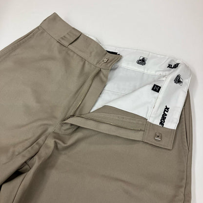 X-LARGE | エクストララージ TC WORK PANTS パンツ 101241031012 ベージュ サイズ：30【イオン広店】