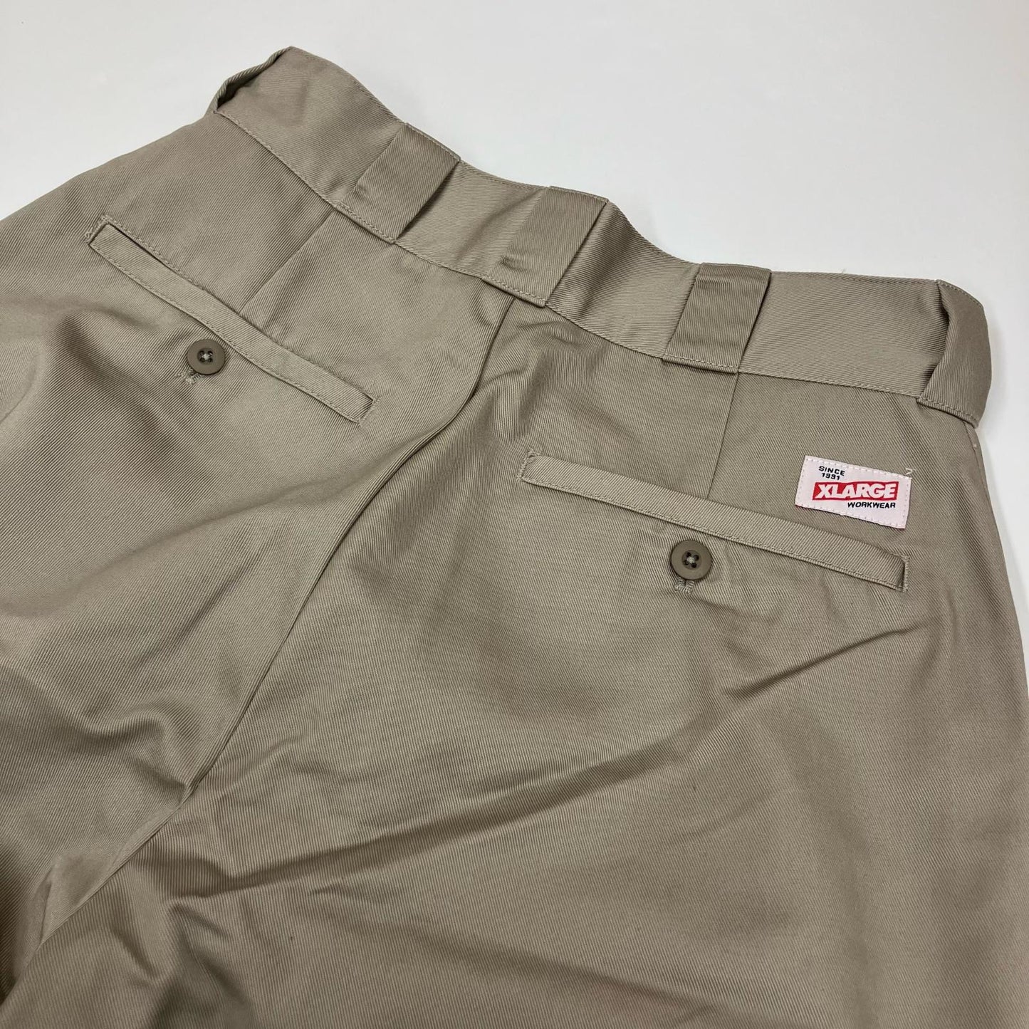 X-LARGE | エクストララージ TC WORK PANTS パンツ 101241031012 ベージュ サイズ：30【イオン広店】