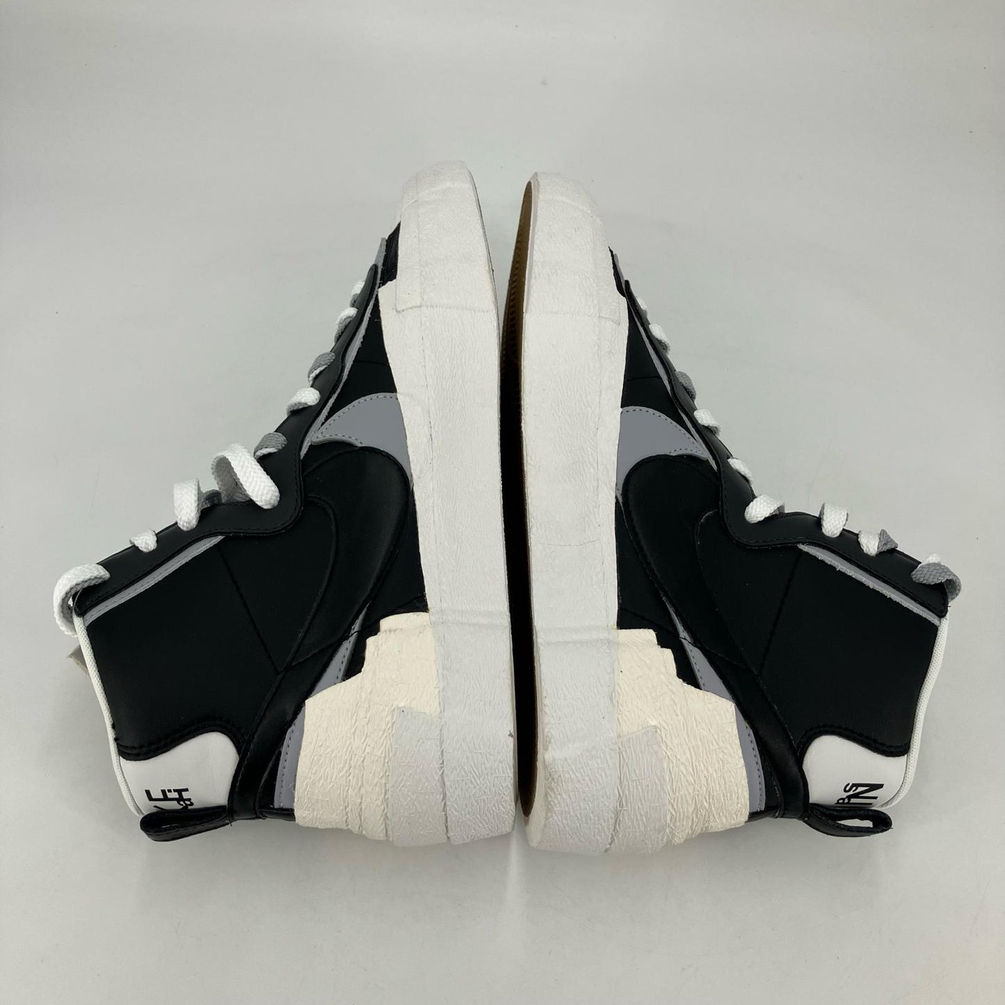 NIKE | ナイキ sacai × NIKE BLAZER MID スニーカー BV0072-002 ブラック 29cm【イオン広店】