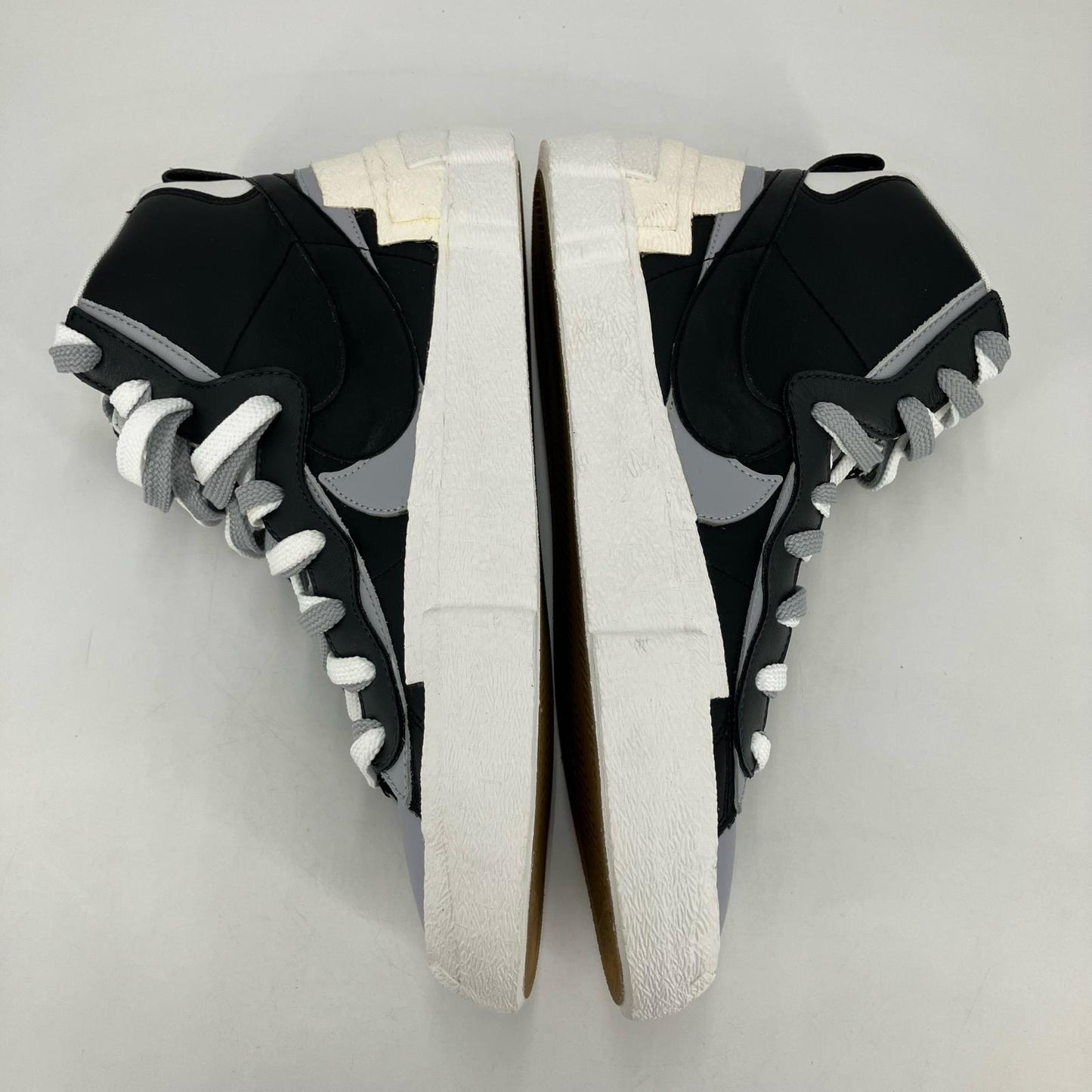 NIKE | ナイキ sacai × NIKE BLAZER MID スニーカー BV0072-002 ブラック 29cm【イオン広店】