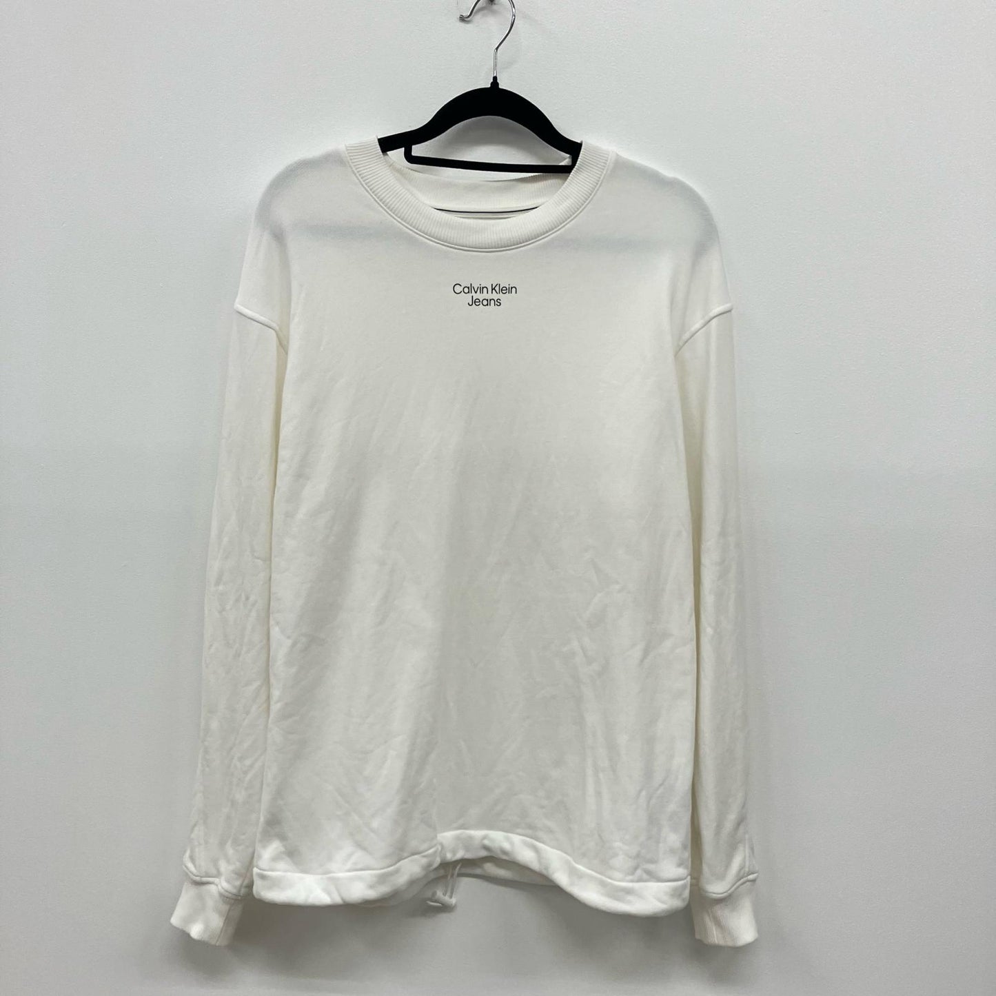 Calvin Klein | カルバンクライン スウェット J219179 ホワイト サイズ：S【イオン広店】