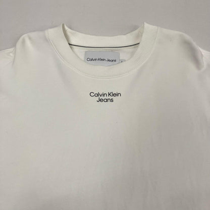 Calvin Klein | カルバンクライン スウェット J219179 ホワイト サイズ：S【イオン広店】