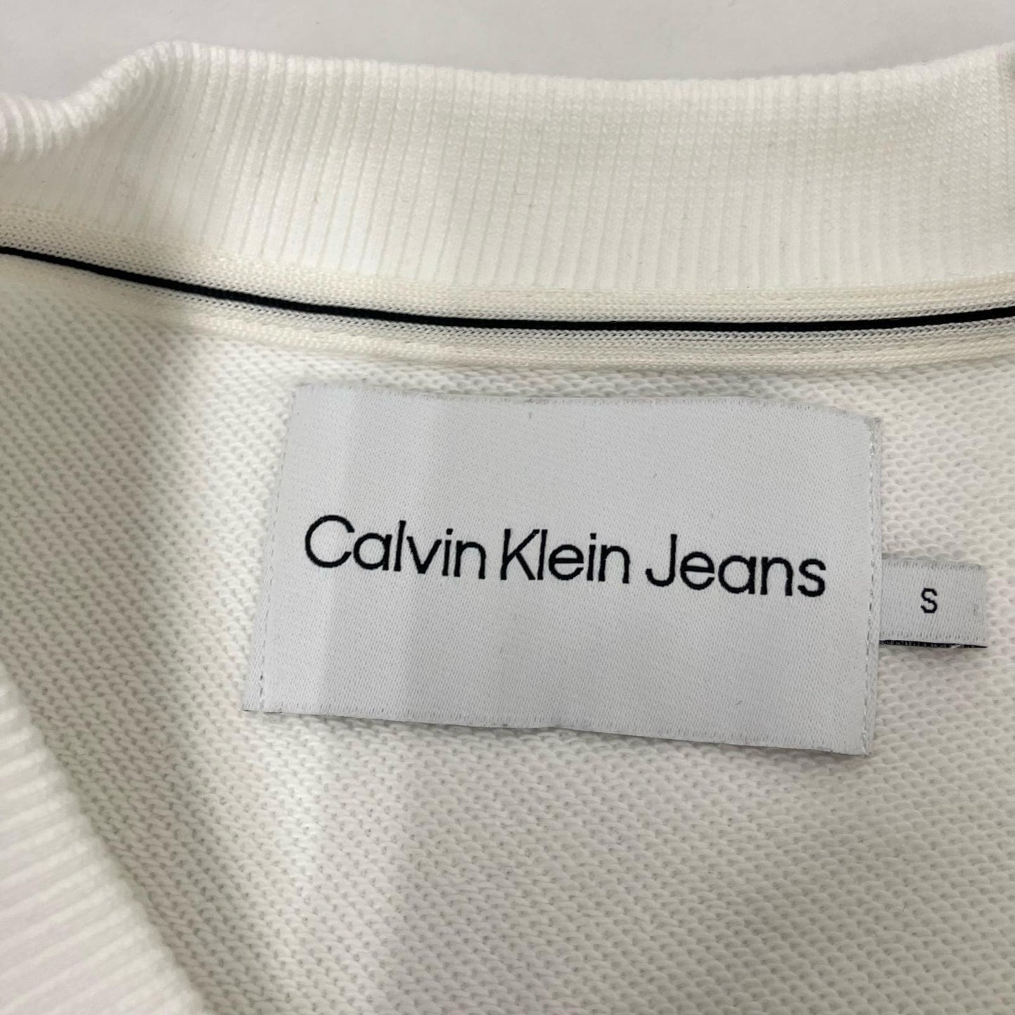 Calvin Klein | カルバンクライン スウェット J219179 ホワイト サイズ：S【イオン広店】