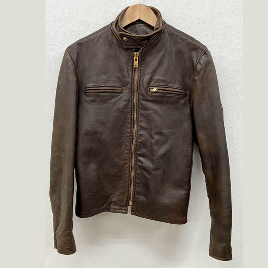 Lesco LEATHERS レザー ブラウン サイズ：40【イオン広店】