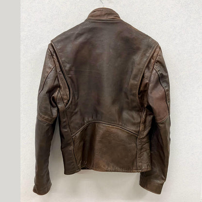 Lesco LEATHERS レザー ブラウン サイズ：40【イオン広店】