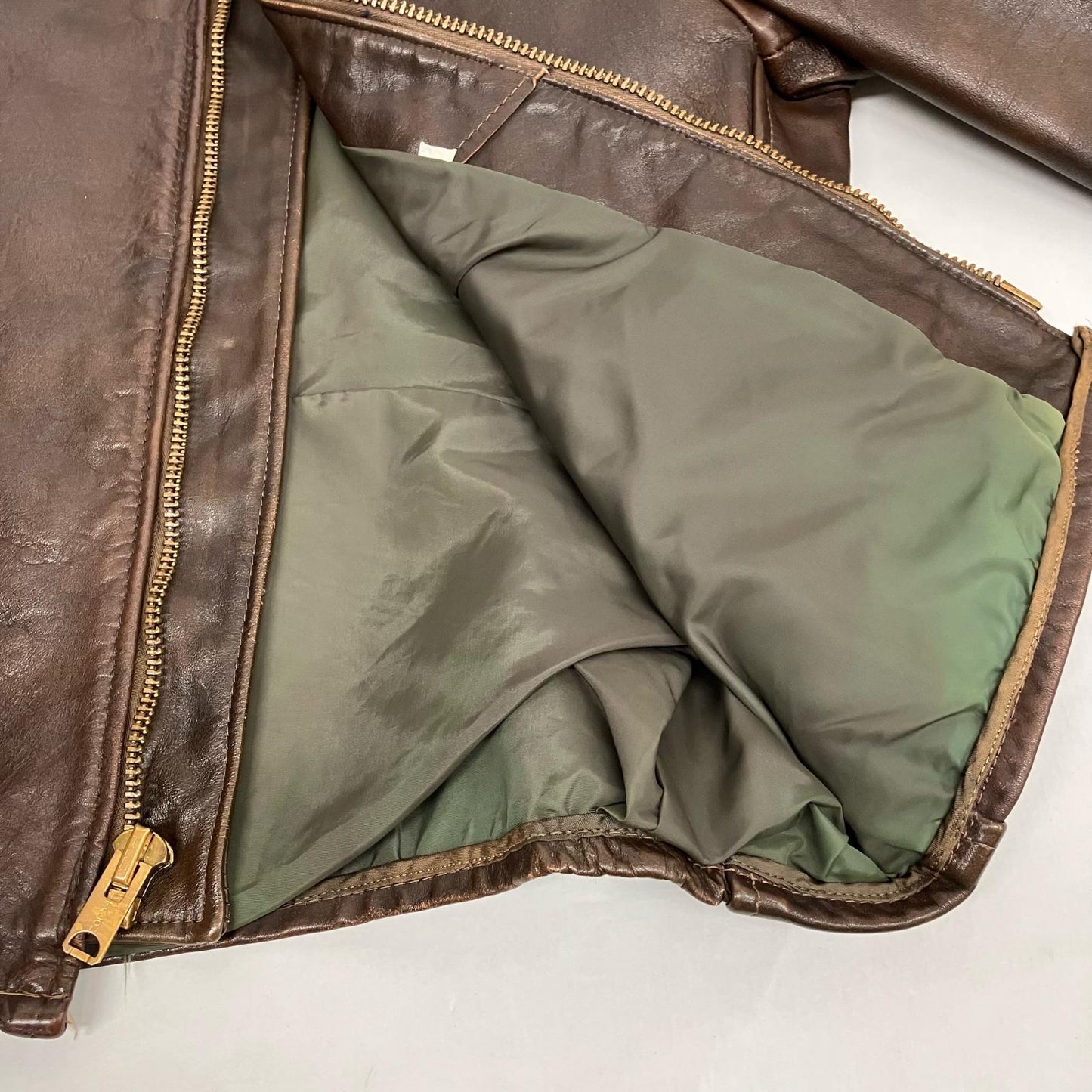 Lesco LEATHERS レザー ブラウン サイズ：40【イオン広店】