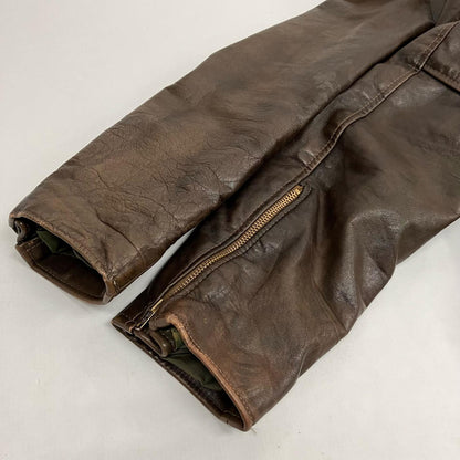 Lesco LEATHERS レザー ブラウン サイズ：40【イオン広店】