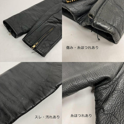 CUIRS LONDON ライダースジャケット ブラック サイズ：S【イオン広店】