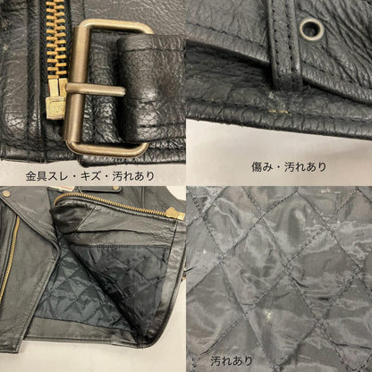 CUIRS LONDON ライダースジャケット ブラック サイズ：S【イオン広店】