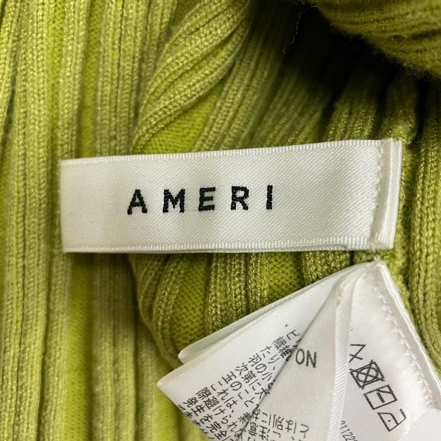 AMERI | アメリ セーター ライトグリーン【イオン広店】