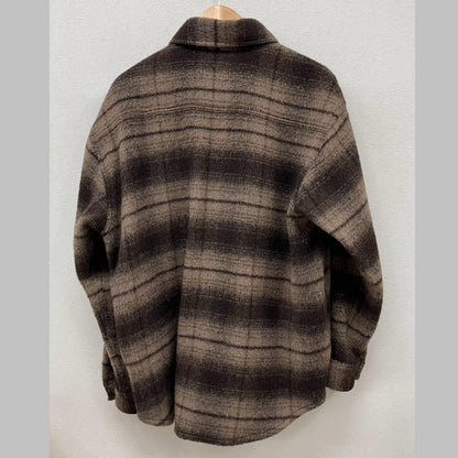 GOLD | ゴールド ALPACA WOOL SHAGGY CHECK C.P.O JACKET その他トップス GL14661 サイズ：M【イオン広店】