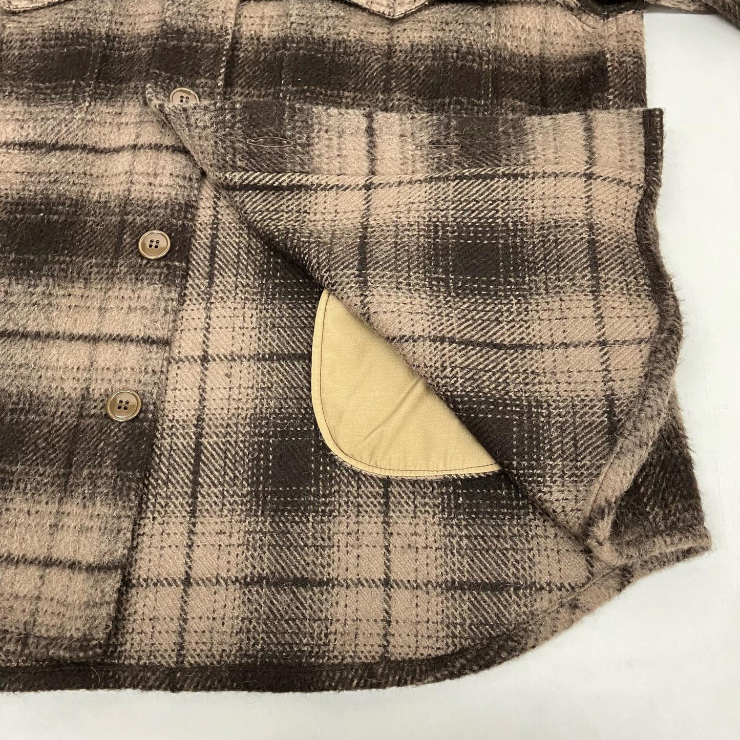 GOLD | ゴールド ALPACA WOOL SHAGGY CHECK C.P.O JACKET その他トップス GL14661 サイズ：M【イオン広店】