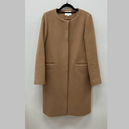 BEAUTY & YOUTH UNITED ARROWS | ビューティーアンドユースユナイテッドアローズ ビーバーノーカラーコート その他アウター 1625-126-4241 ベージュ サイズ：M【イオン広店】