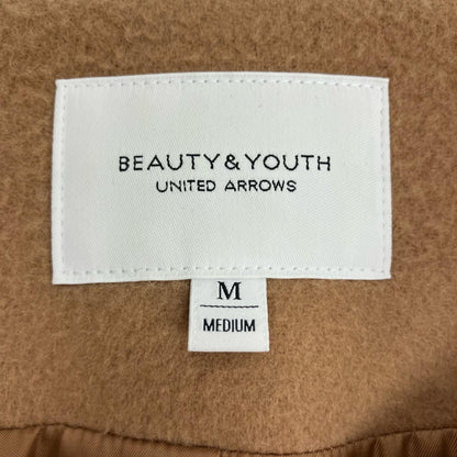 BEAUTY & YOUTH UNITED ARROWS | ビューティーアンドユースユナイテッドアローズ ビーバーノーカラーコート その他アウター 1625-126-4241 ベージュ サイズ：M【イオン広店】