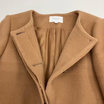 BEAUTY & YOUTH UNITED ARROWS | ビューティーアンドユースユナイテッドアローズ ビーバーノーカラーコート その他アウター 1625-126-4241 ベージュ サイズ：M【イオン広店】