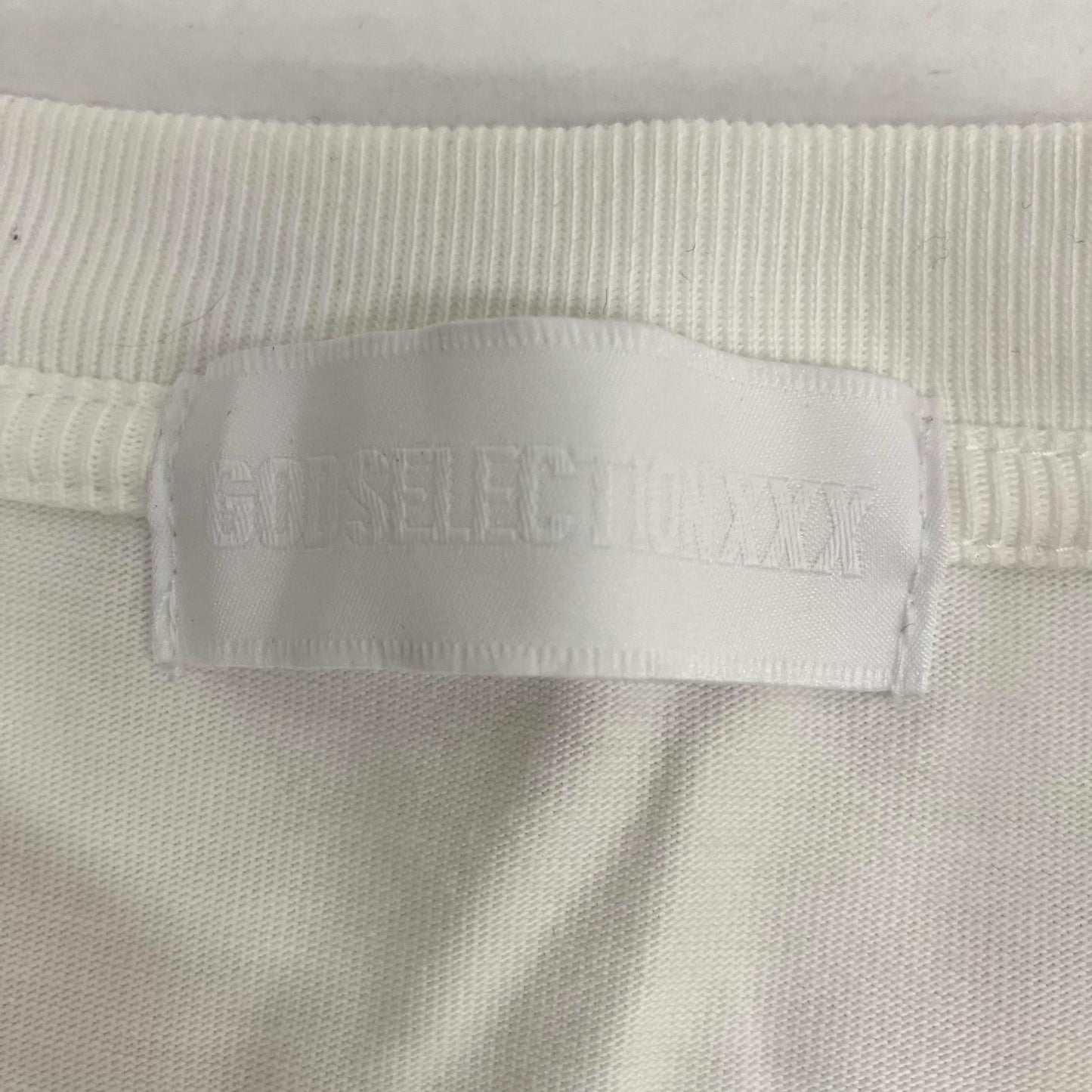 GOD SELECTION XXX | ゴッドセレクショントリプルエックス 長袖Ｔシャツ GX-A22-LT-07 ホワイト【イオン広店】