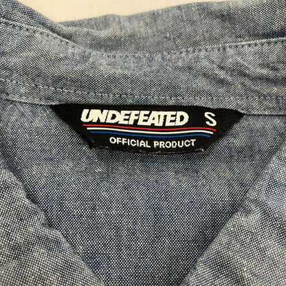 UNDEFEATED | アンディフィーテッド 長袖シャツ インディゴ サイズ：S【イオン広店】