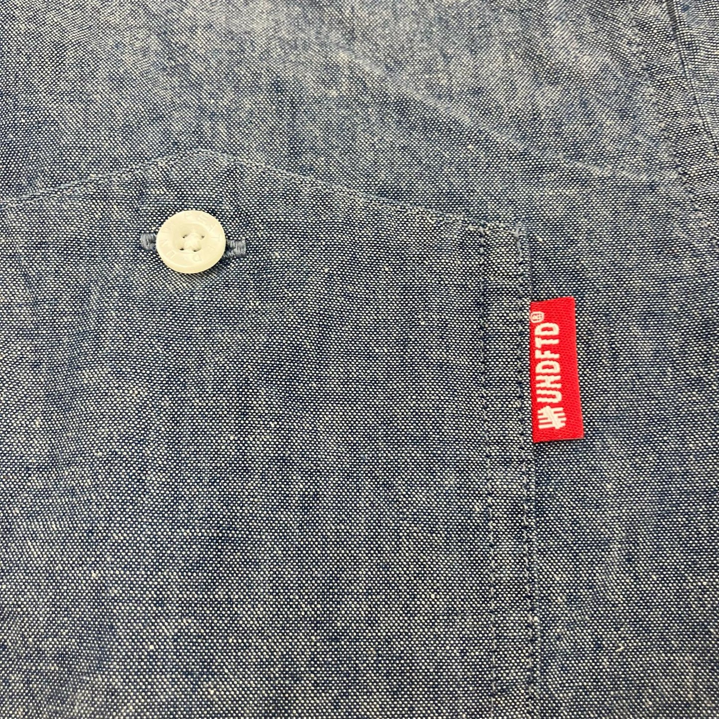 UNDEFEATED | アンディフィーテッド 長袖シャツ インディゴ サイズ：S【イオン広店】