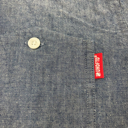 UNDEFEATED | アンディフィーテッド 長袖シャツ インディゴ サイズ：S【イオン広店】