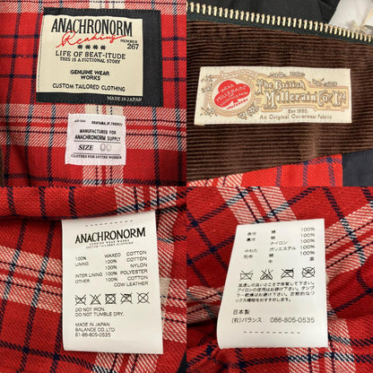 Anachronorm | アナクロノーム MONZA TYPE RIDERS JACKET ライダースジャケット ANR-073 ブラック【イオン広店】