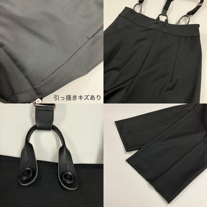 BEAUTY & YOUTH UNITED ARROWS | ビューティーアンドユースユナイテッドアローズ トロピカルハイウエストサスペンダーパンツ パンツ 1614-299-5998 ブラック サイズ：M【イオン広店】