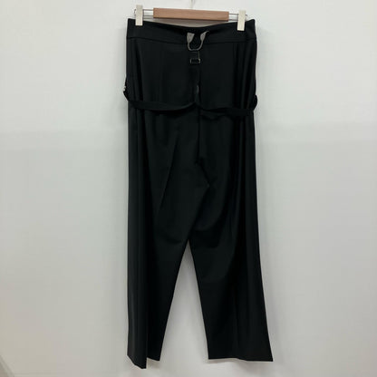 BEAUTY & YOUTH UNITED ARROWS | ビューティーアンドユースユナイテッドアローズ トロピカルハイウエストサスペンダーパンツ パンツ 1614-299-5998 ブラック サイズ：M【イオン広店】