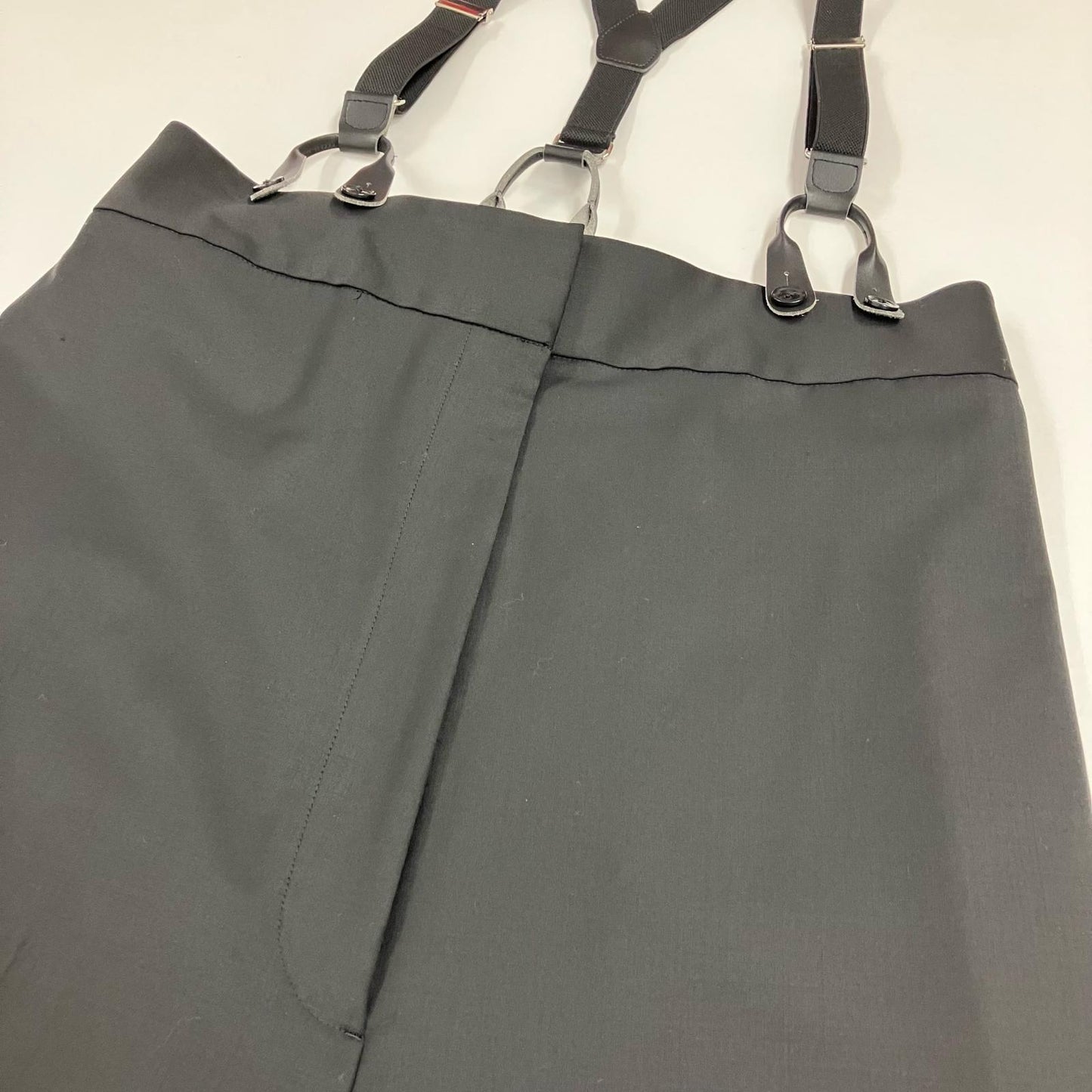 BEAUTY & YOUTH UNITED ARROWS | ビューティーアンドユースユナイテッドアローズ トロピカルハイウエストサスペンダーパンツ パンツ 1614-299-5998 ブラック サイズ：M【イオン広店】